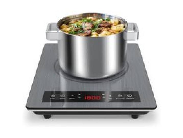Tables De Cuisson 1800W Plaque De Cuisson Electrique Plaque Induction Portable Avec Contrôle Tactile 10 Niveaux De Température Ver