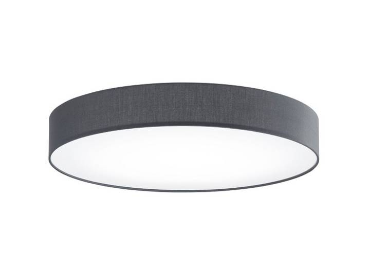 Deckenlampe Noad anthrazit Metall/ Stoff B 60 cm - LED - Lichtfarbe: Neutralweiss - LED Energiesparlampen