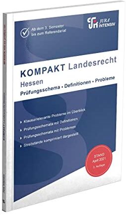 Dirk Kues - KOMPAKT Landesrecht - Hessen: Auf knapp 100 Seiten: Probleme und Definitionen im Überblick (KOMPAKT: Grundsätzlich jeder Problembereich auf 2 Seiten dargestellt) - Preis vom 09.10.2026 07:28:09 h