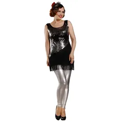 Charleston Kleid "Nessa", schwarz