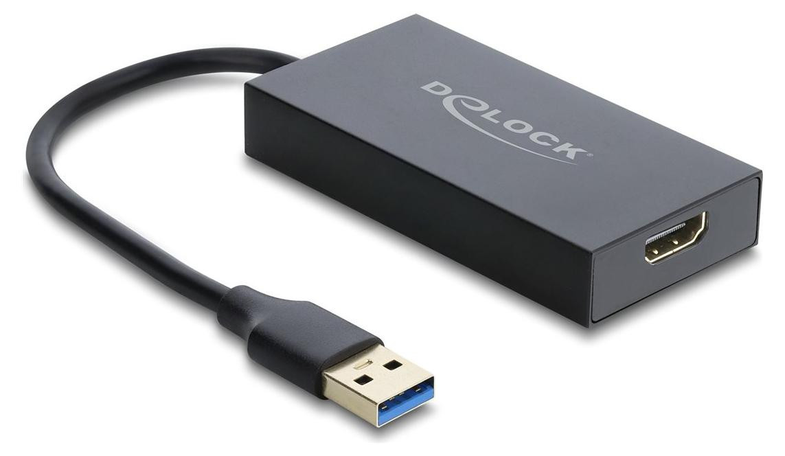 Delock USB Type-A naar HDMI adapter voor 4K video en audio voor PC en notebook