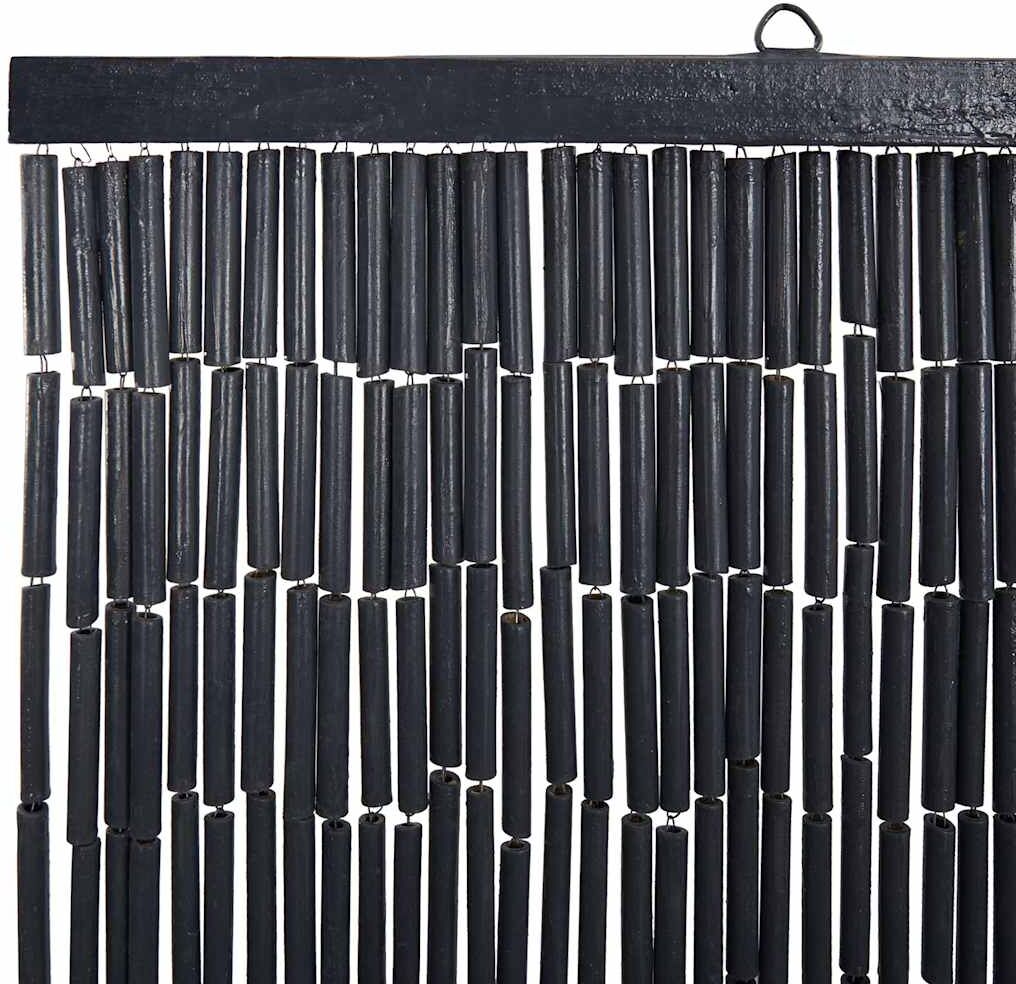 vidaXL Rideau anti-insectes gris foncé 90x220 cm bambou