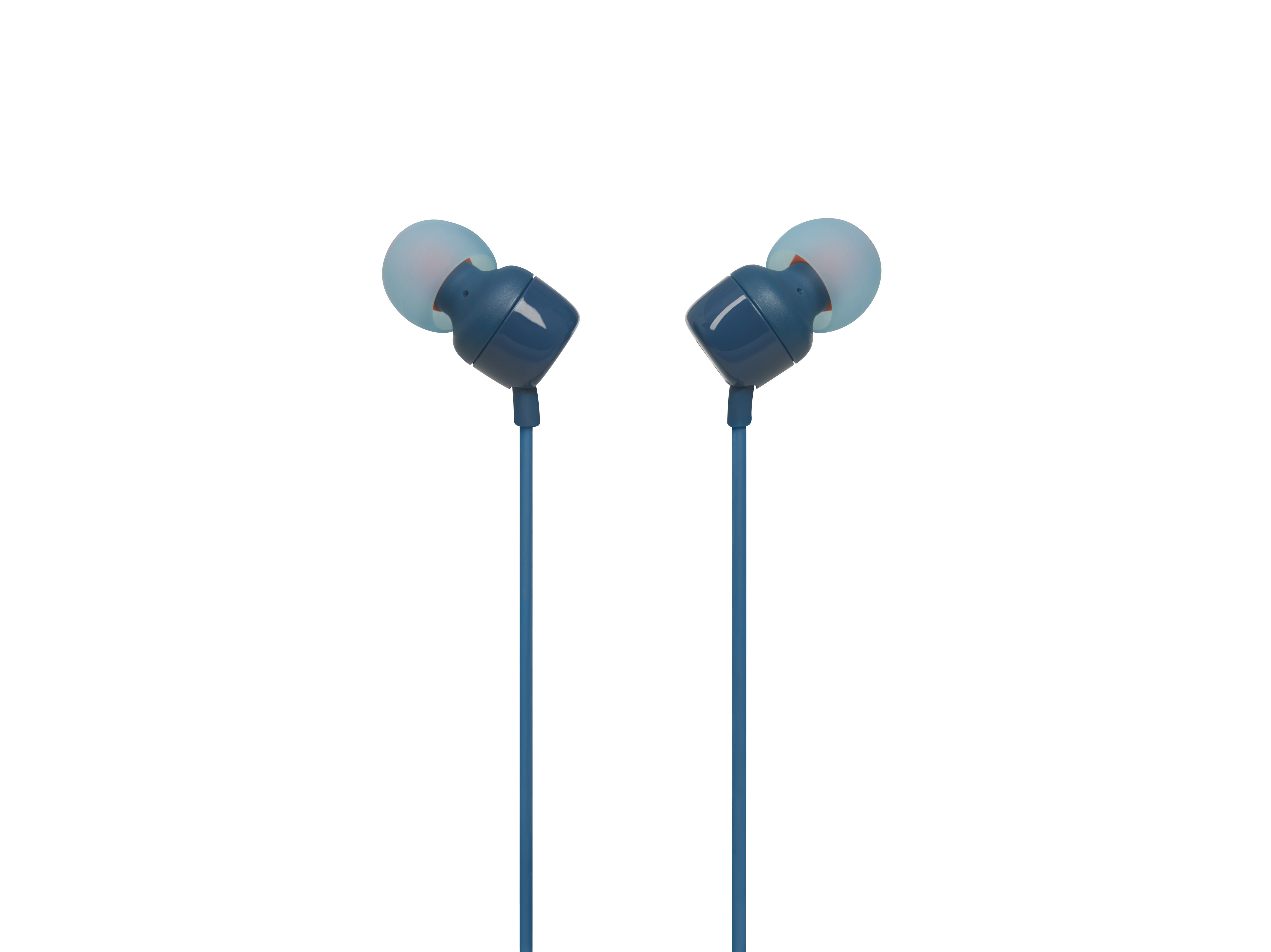 JBL T110 blau - In Ear-Kopfhörer mit Mikrofon
