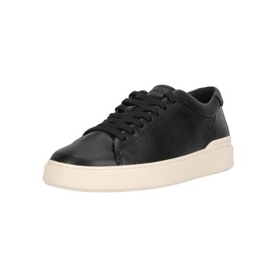 Sneaker CLARKS "Craft Swift", Herren, Gr. 44, schwarz, Leder, Schuhe Sneaker, mit herausnehmbarem Fußbett
