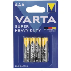 Batterie AAA Micro 4er Blister VARTA SUPERLIFE, wie LR03, AAA, Micro, 1.5V, 650mAh, ZnC