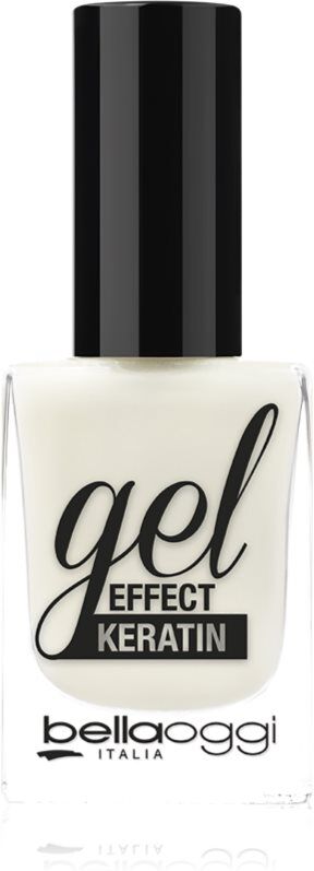 bellaoggi Gel Effect Keratin Nail Polish nail polish shade Milky White 10 ml