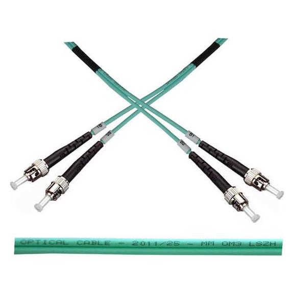 OEM Optical patch cable duplex ST-ST 50/125 MM 2m OM3 (2 m) (8595589813015)
