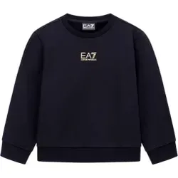 EA7 für Jungen. 7B000161_AF10368 Sweatshirt Ea schwarz (6Años= 118cm), Lässig, Baumwolle, Kinderbekleidung