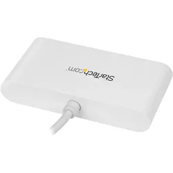StarTech HB30C4ABW (USB-A, 4 Ports), Dockingstation + USB Hub, Weiss