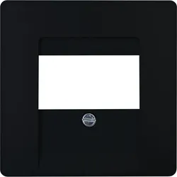 Kopp 326050004 HK05 - TAE-Abdeckung, 1-3 Anschlüsse (oder 2-fach USB-Steckdose), Farbe: schwarz matt