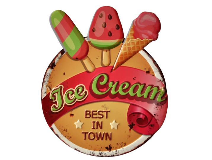 Plaque Mural ''Ice Cream''