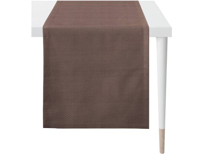 Tischläufer APELT Miles , mocca, B:150cm L:42cm, Polyester, Tischdecken, Tischläufer