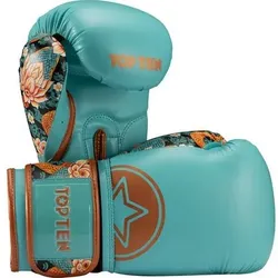 TOP TEN Boxhandschuhe „Ryu del Mar“, Größe 16 oz in Blau Blau
