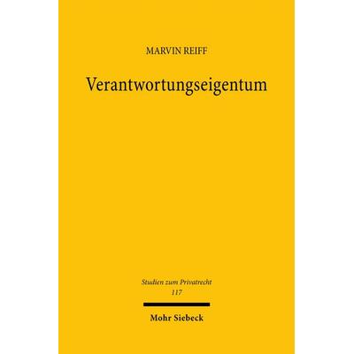 Verantwortungseigentum, Taschenbuch von Marvin Reiff, Mohr Siebeck, 978-3-16-163348-5