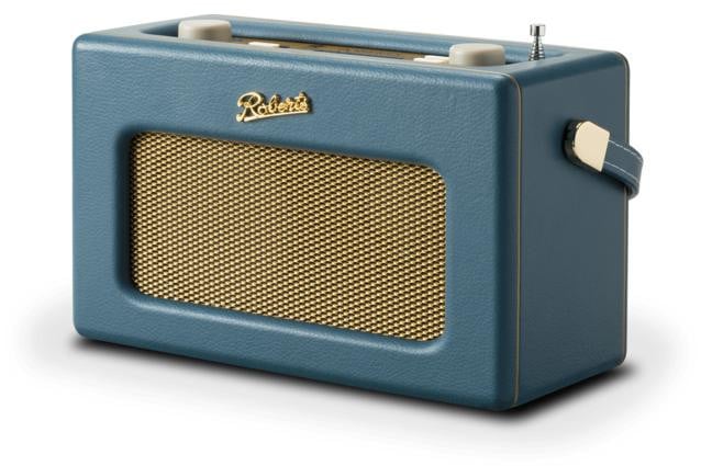 Roberts Radio Revival iStream3L radio in turquoise blauw