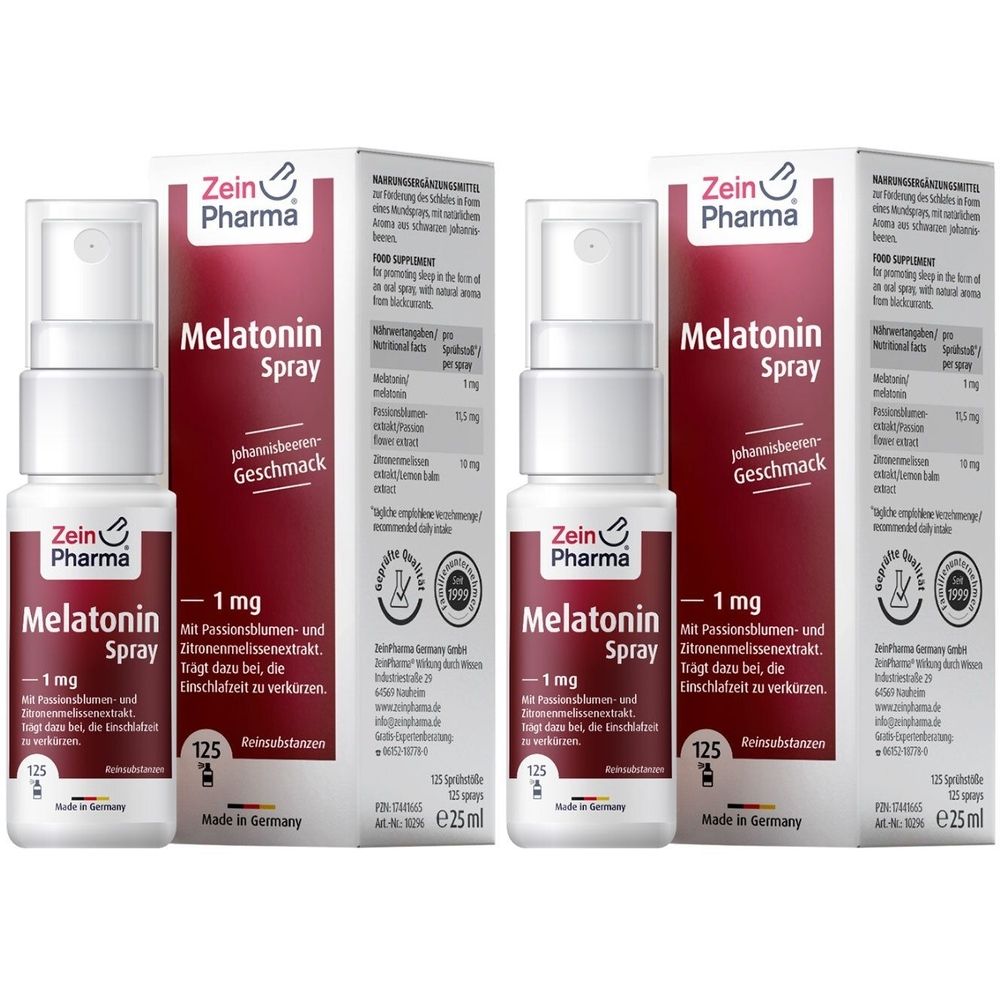 Melatonin 1 mg Spray 2x 2x25 ml