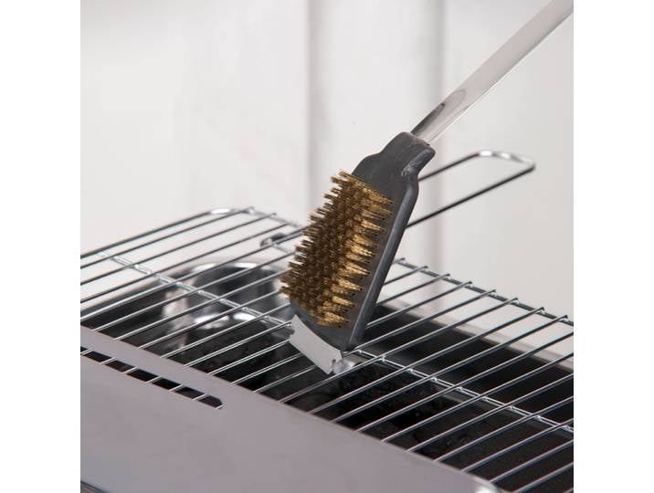 Grillbürste und Schaber aus Eichenholz