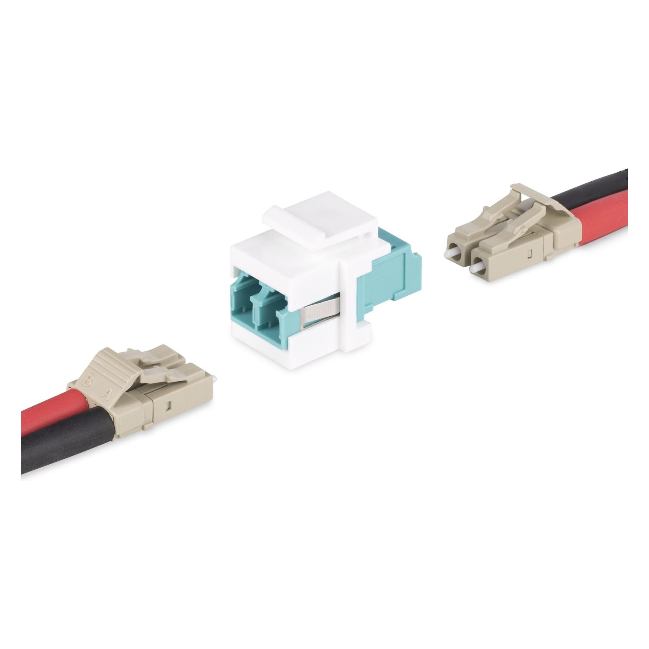 StarTech COM LC LC Kupplung LC Glasfaserverbindung LC/UPC LWL Duplex Kupplung Glasfaserkabel Stecker (DMFKSLCLCCOUPLER)
