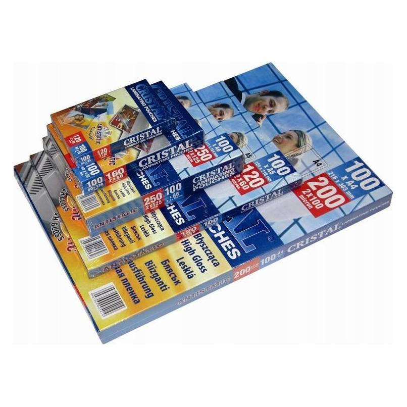 Argo Selbstklebende Laminierfolie 54X86mm 335412 125mic 100 Stk (54x86mm, 100 Stk., 125 µm) (335412)