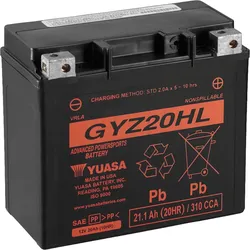 12V 20Ah 300A Yuasa GYZ20HL AGM Motorradbatterie