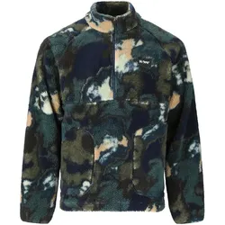SLOPE Kendor Allover Print 1/2-Zip Teddyfleece-Pullover Herren 3256 - grape leaf M