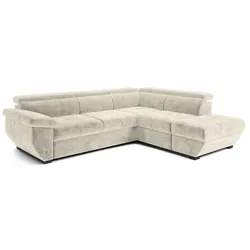 COTTA Ecksofa Speedway Stoff Nature