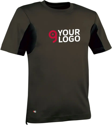 T-shirt da lavoro Guadalupa manica corta resistente Personalizzate o neutre Cofra
