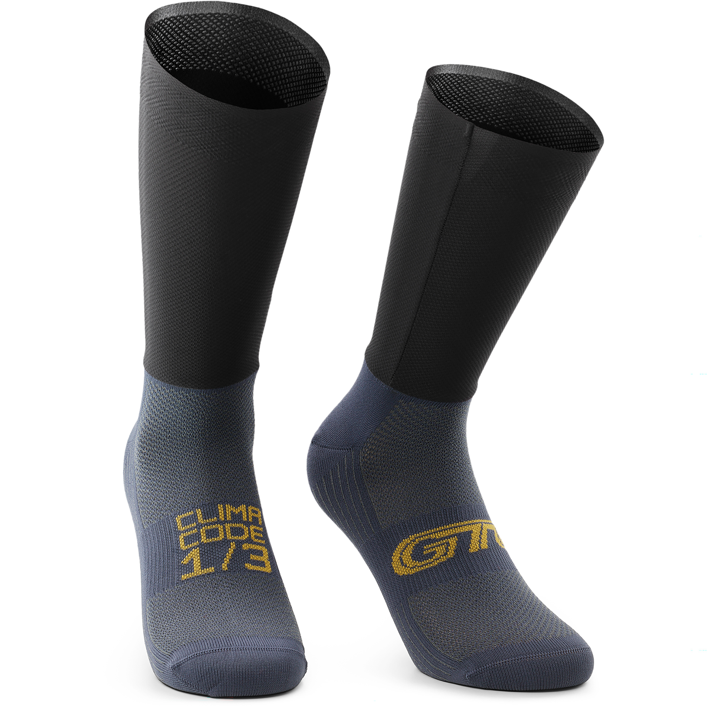 Assos GTO S11 Fahrradsocken schwarz Größe 35 Rennrad | Gravel Elastisch