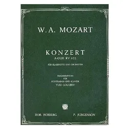 Konzert A-Dur Kv622 Fuer Kontrabass Und Klavier Original Fuer Klarinette/Orchester, Sachbücher