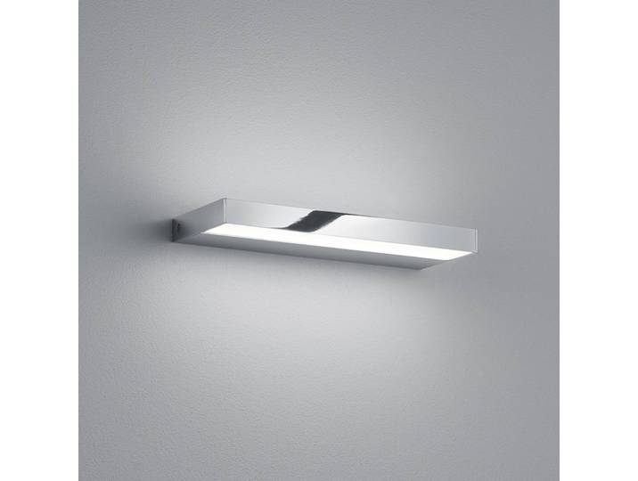Helestra Wandleuchte Slate, chrom / silber, für Badezimmer, Aluminium, Modern