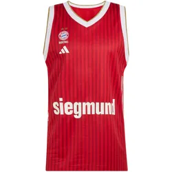 adidas FC Bayern München Basketball Heimtrikot 2026/27 Herren KT8849 - better scarlet M