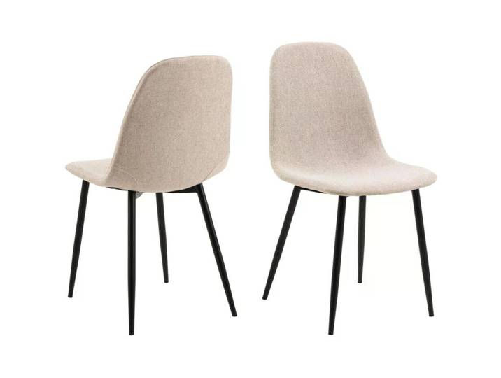 AC Design Furniture Stuhl AC Design Beige Textil - Stuhl