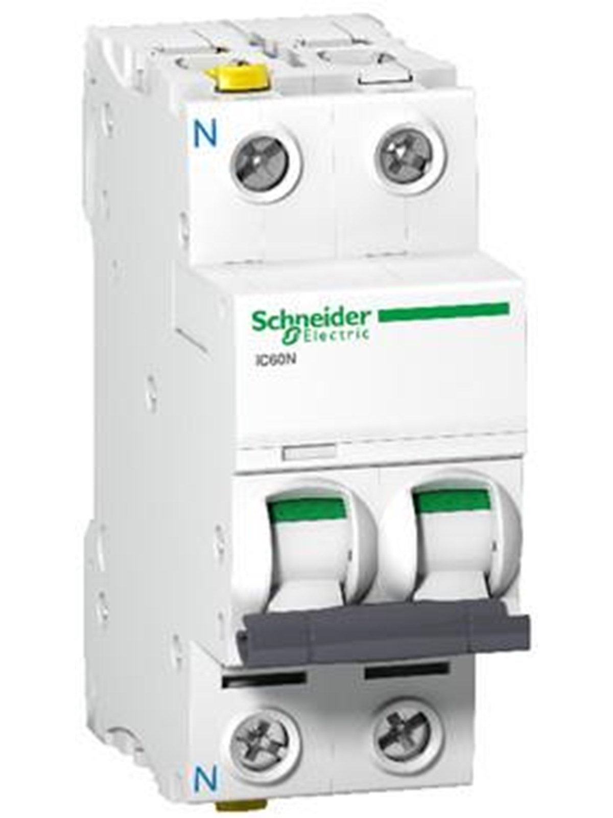 Schneider Electric Acti9 ic60n 1p-n 4a dobbelt terminal c-karakteristik 6/10ka