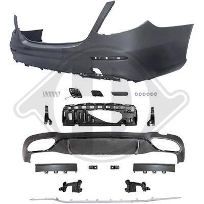 DIEDERICHS Stoßfänger HD Tuning 1618355 hinten für Mercedes