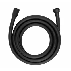 WENKO Mod. Design Duschschlauch Schwarz matt 175 cm, mit Verdrehschutz und Trinkwasserzulassung