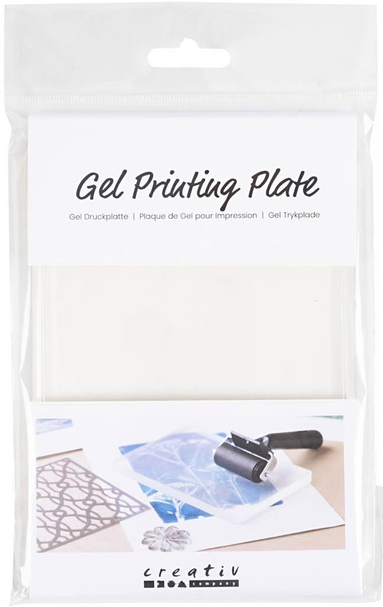 Gel drukplaat Creativ Company 12,7 x 17,8 x 1 cm