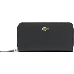 LACOSTE Damen Geldbörse - L1212 Core Essential Money Pieces 10,5x20x2,5cm (HxBxT) Schwarz