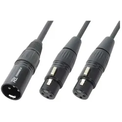 2x PD Connex CX142 XLR 3 Pole, male - XLR 3 Pole, female 0.5 m (0.50 m, XLR Kabel), Audiokabel
