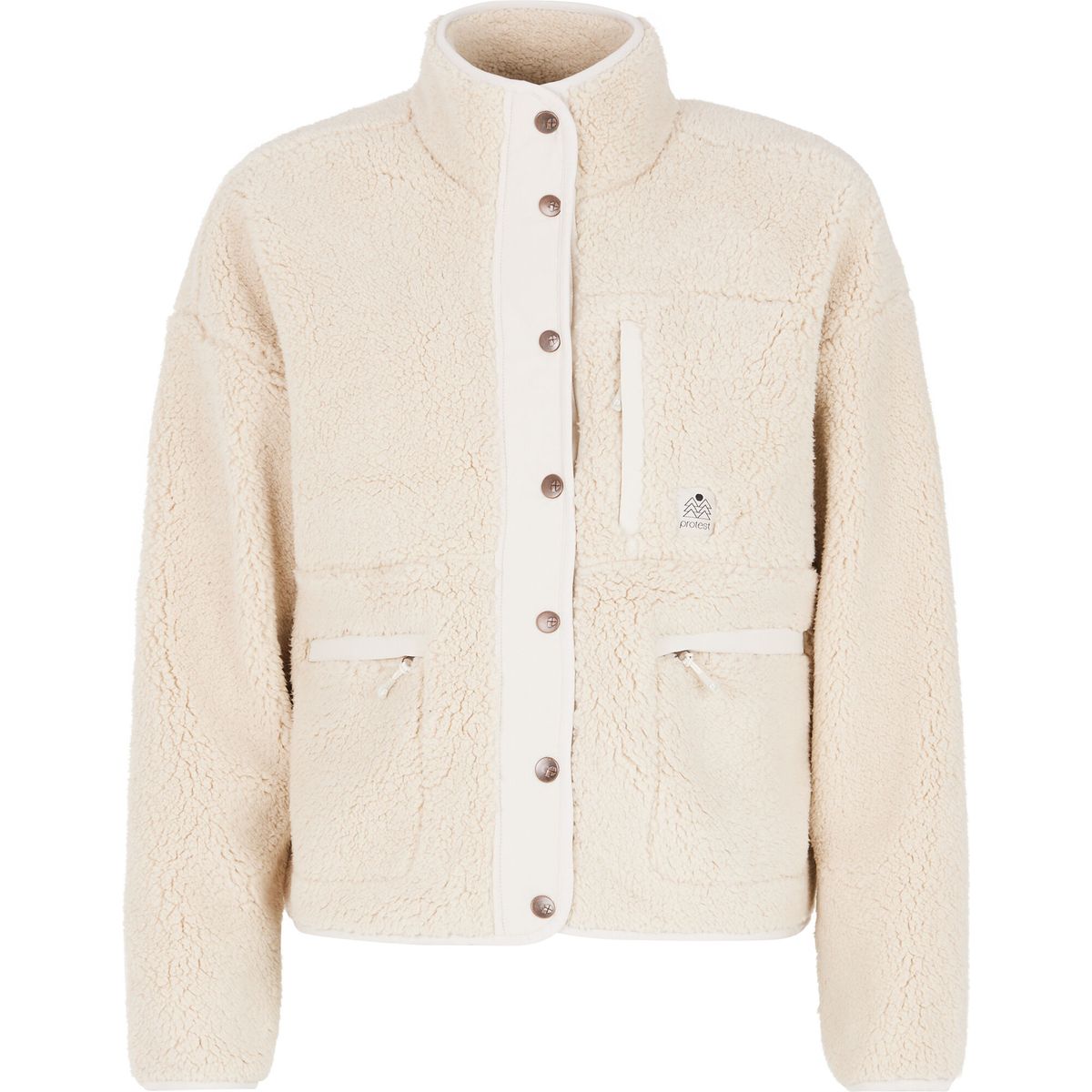 Protest Prtlux Outdoor Fullziptop kitoffwhite (106) L/40 3611544-106-L/40