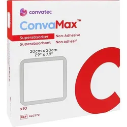 CONVAMAX Superabsorber nicht adhäsiv 20x20 cm 10 St