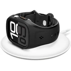 Spigen - Liquid Air Pro - Apple Watch 10 46mm - Matte Black, Smartwatch Zubehör, Schwarz