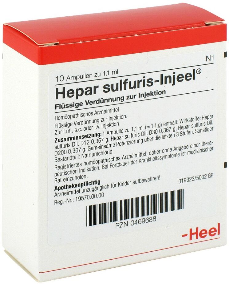Hepar Sulfuris Injeel Ampullen