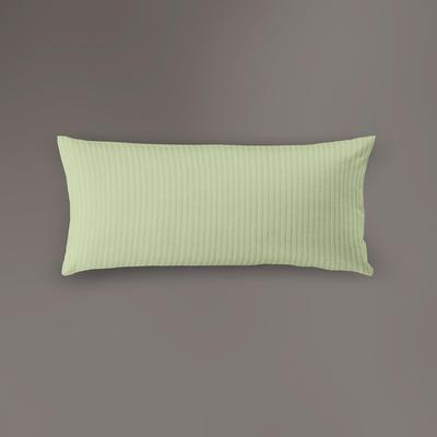 Kissenbezug IRISETTE "Lumen 8129", grün (lind), B:40cm L:80cm, Interlock-Jersey, Obermaterial: 100% Baumwolle, Kissenbezüge, Kissenbezug, hochwertig und traumhaft weich