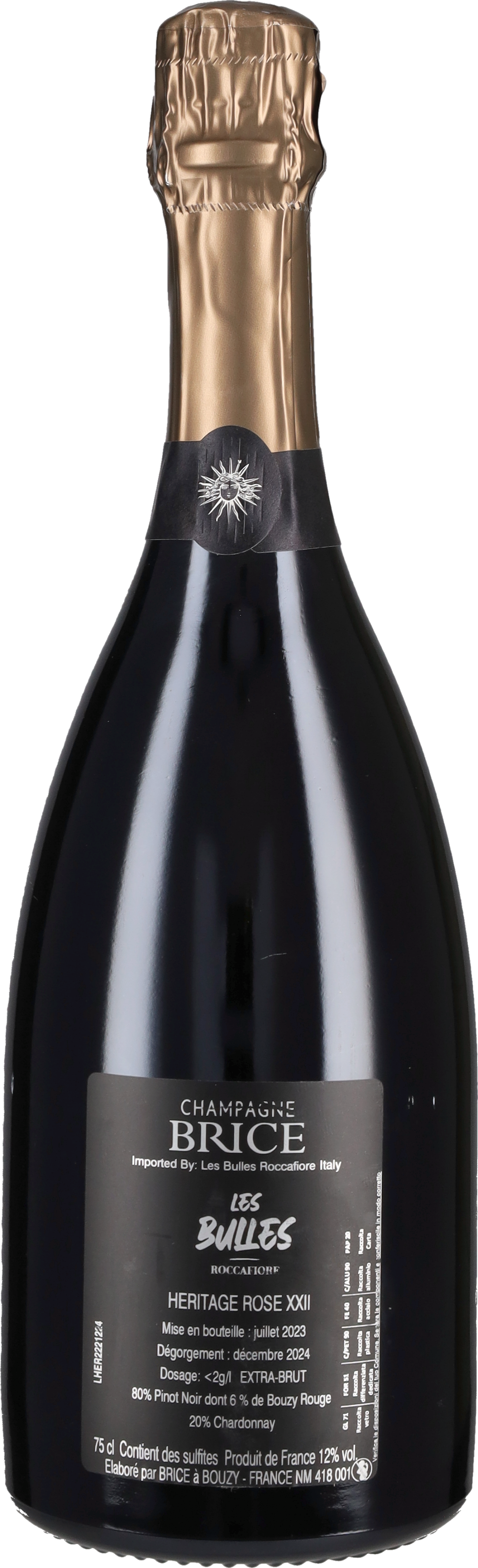 Champagne Brut 'Héritage Rosé' Brice