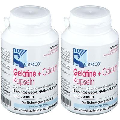 Gelatine+Calcium Kapseln 2x 2x120 St