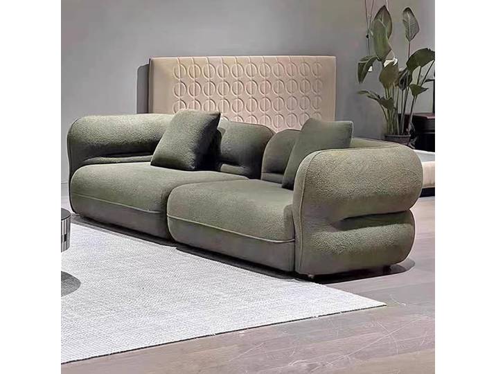Canapé inclinable de style nordique luxueux, mobilier de salon moderne, chaise longue au sol tendance, confortable, décoration intérieure