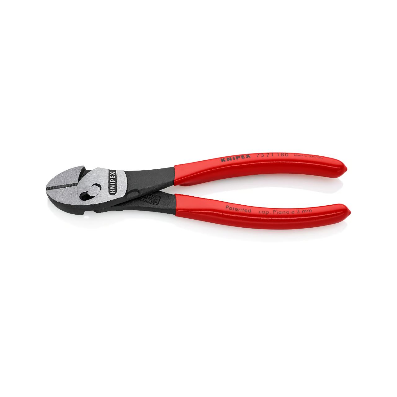 Knipex TwinForce Hochleistungs-Seitenschneider (rot, 7371180)