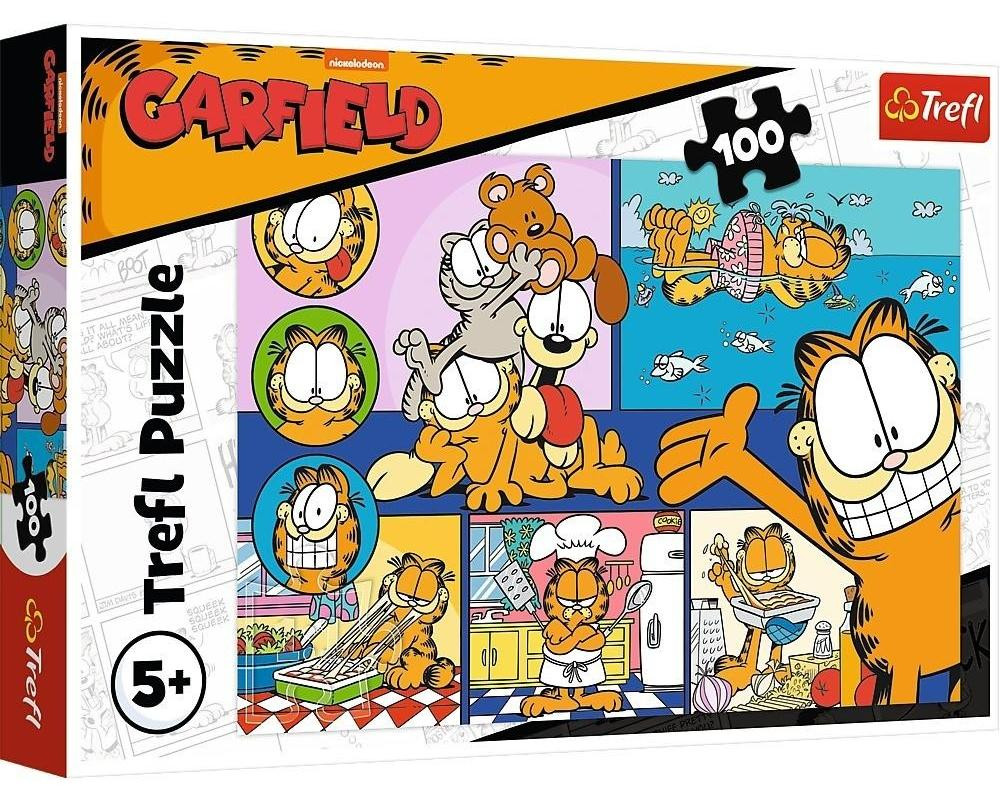 Trefl Puzzel Lazy Garfield 16521 - 100 stukjes