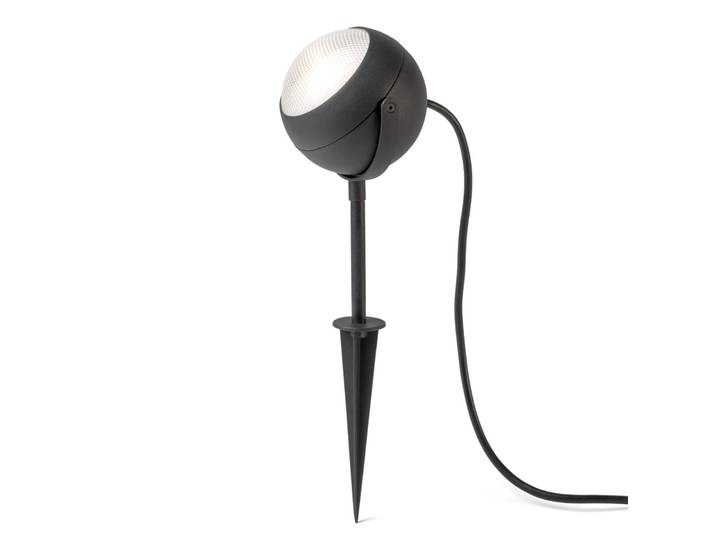 Konstsmide LED-Erdspießleuchte Lecce, schwarz Lecce, schwarz, Aluminium