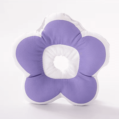 Inspire Curations SunnyShield Cat Recovery & Grooming Flower Collar purple m
